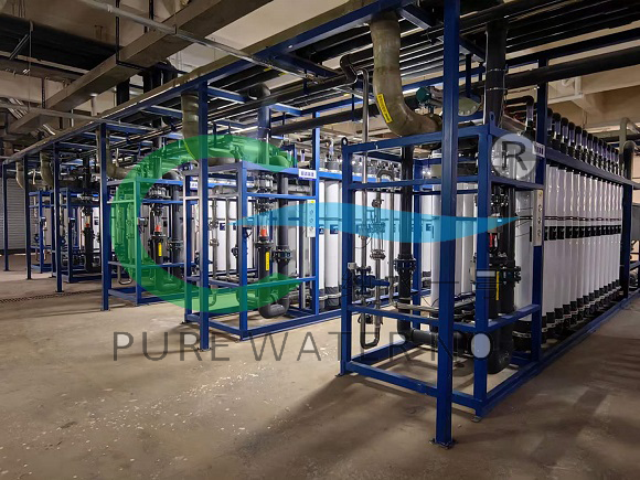 純水一號又一4.8GW異質(zhì)結(jié)電池項(xiàng)目配套的400T/H超純水系統(tǒng)投入運(yùn)行。